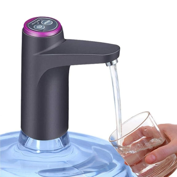 Usb Rechargeable Water Bottle Pump For 3 4 5 Gallon Jugs Automatic Shut Off Portable Dispenser For Home Office And Travel