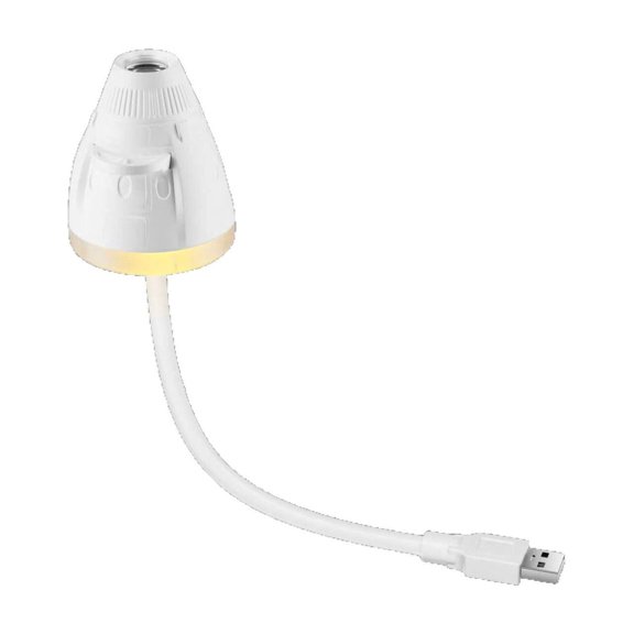 Usb Spaceship Star Projection Light Flexible Gooseneck Projector Lamp For Bedroom Ceiling Night Ambiance Decor
