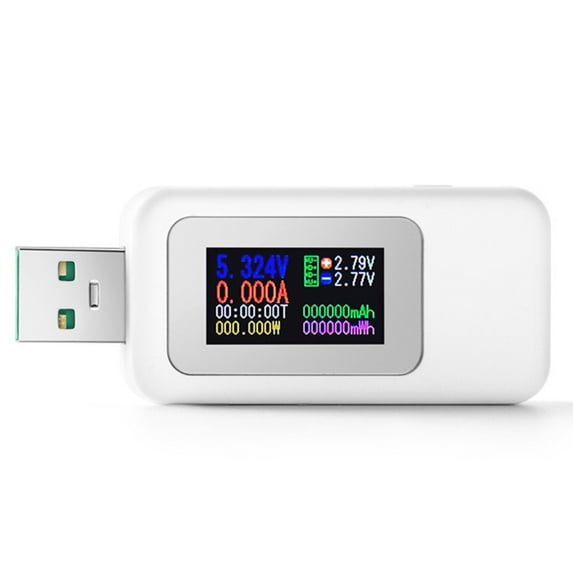 Usb Tester Mx18L 10In1 Digital Voltmeter With Color Display For Usb C Devices