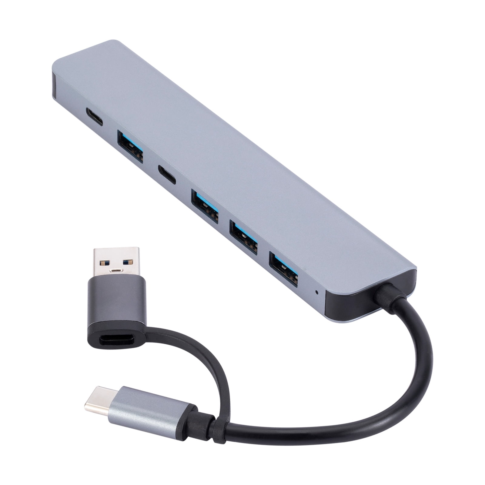 Usb TypeC Hub Aluminum Docking Station with 5 USB Ports and2 TypeC Slot ...