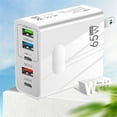 thumbnail image 1 of Usb Wall Charger with 4 Ports, 36w Fast Charging Block with Pd & Qc3.0 Support, 5v3.1a Multi-port Adapter for Phones & Tablets, Compact Travel Charger for Home, Office & Car Use,Vsgery, 1 of 5