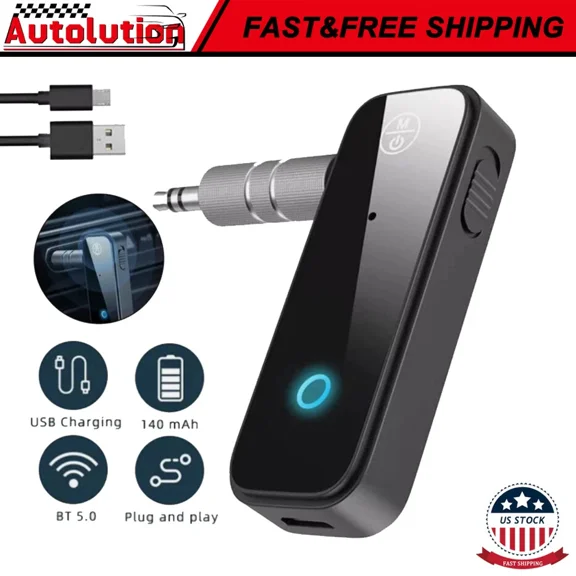 Usb Wireless Bluetooth Transmitter Receiver For Car Music Audio Aux Adapter
