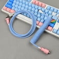 thumbnail image 1 of Usb c A1708 Keyboard Cable Fast Charger Aviation Gx16 M16 Waterproof Cable for Mechanical Keyboard, 1 of 5