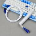 thumbnail image 1 of Usb c A1708 Keyboard Cable Fast Charger Aviation Gx16 M16 Waterproof Cable for Mechanical Keyboard, 1 of 5