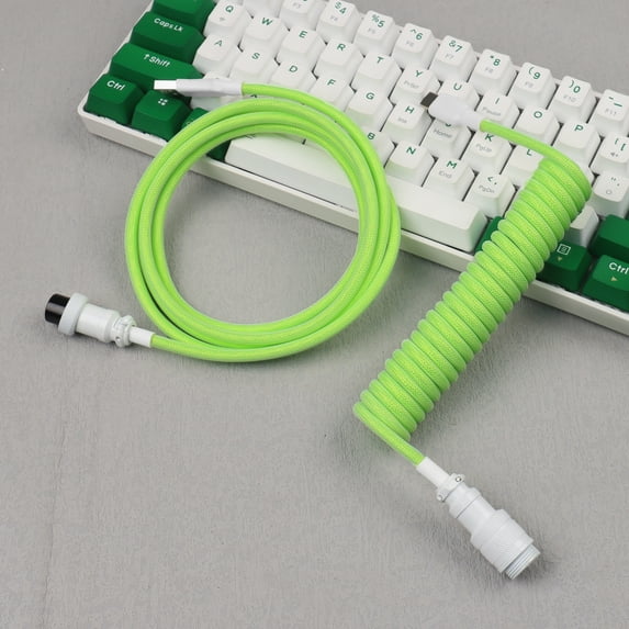 Usb c Coiled Cable Keyboard Fast Charging Usb a to Type c Data Mechanical Keyboard Cable