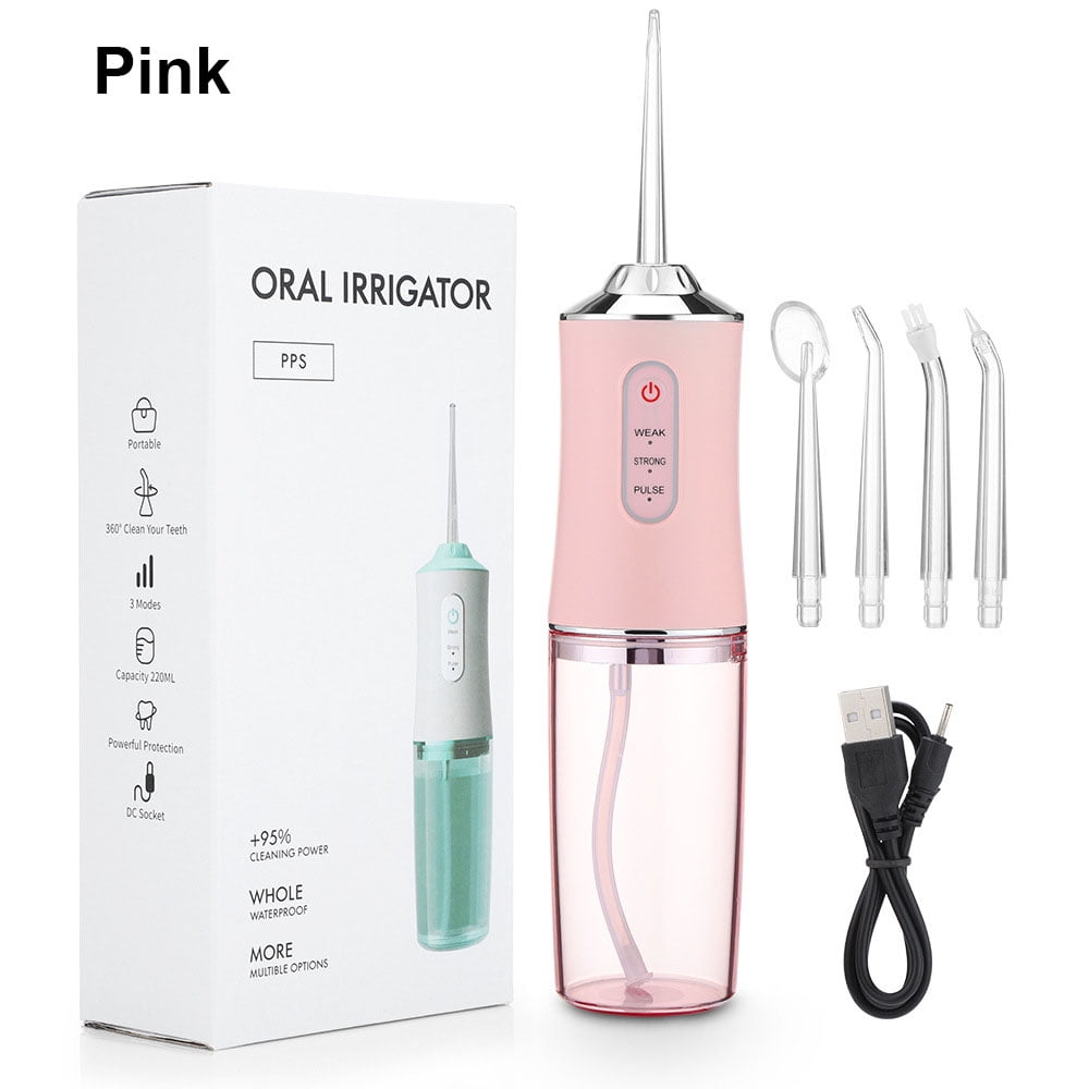 Usb electric dental irrigator oral irrigator high frequency pulse water