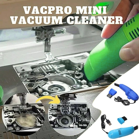 Usb-powered Mini Computer Keyboard Vacuum Cleaner with Detachable Dust Cup, 3 Cleaning Attachments & High-efficiency Filtration Sy for Deep Cleaning Keyboards, Laptops & Office Electronics