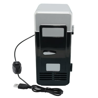 Usb refrigerator mini thermal insulation mini refrigerator refrigeration refrigerator student refrigerator mini Mini refrigerator usb-black