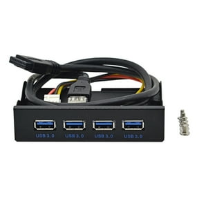 Usb3.0 Floppy Drive Front Panel 3.5 Inch 4-port Hub 19pin To Usb3.0 4 Ports for PC Desktop 3.5" FDD