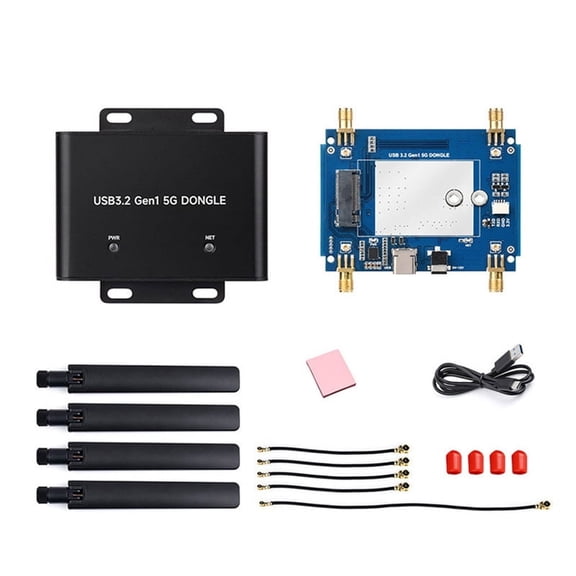 Usb3.2 Gen1 5G Communication Expansion Board with Case Supports for Simcom/Quectel M.2 Module for 3042/3052,1set x expansion board accessories