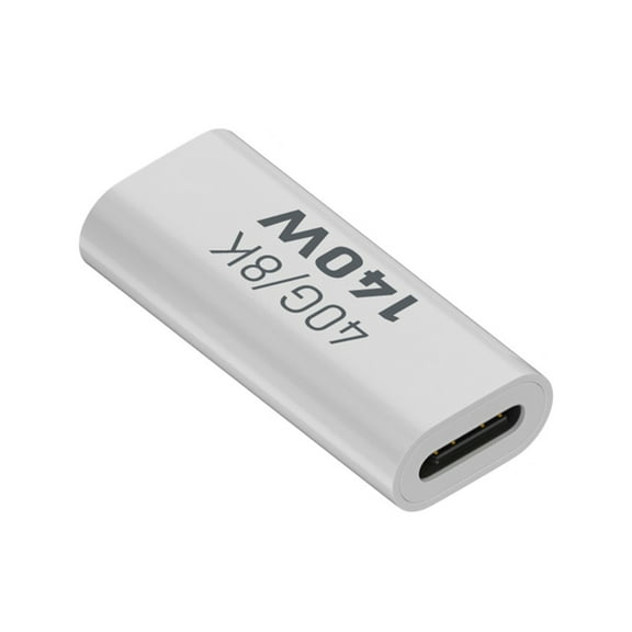 UsbC Male to Female Connector USB C Type-C Extension Adapter 140W 40Gbps Data Transfer Extender for UsbC Devices