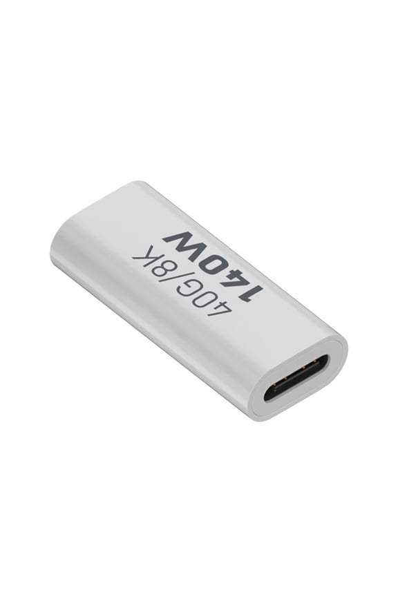 UsbC Male to Female Connector USB C Type-C Extension Adapter 140W 40Gbps Data Transfer Extender for UsbC Devices