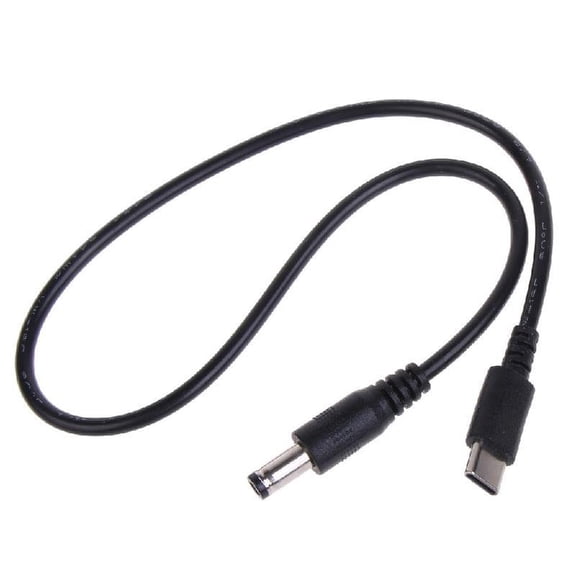 UsbC- to DC5.5x2.1mm 9V 12V 15V 20V Trigger Power Cable for LCD Monitors Cine Broadcast Radio 9V 12V 15V 20V Devices