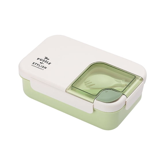 Usbinx Life 1100ml Rectangular Airtight 4- Bento Box Microwave Safe Leakproof Compartment Meal Prep Lunch Container