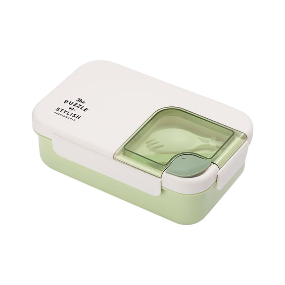 Usbinx Life 1100ml Rectangular Airtight 4- Bento Box Microwave Safe Leakproof Compartment Meal Prep Lunch Container