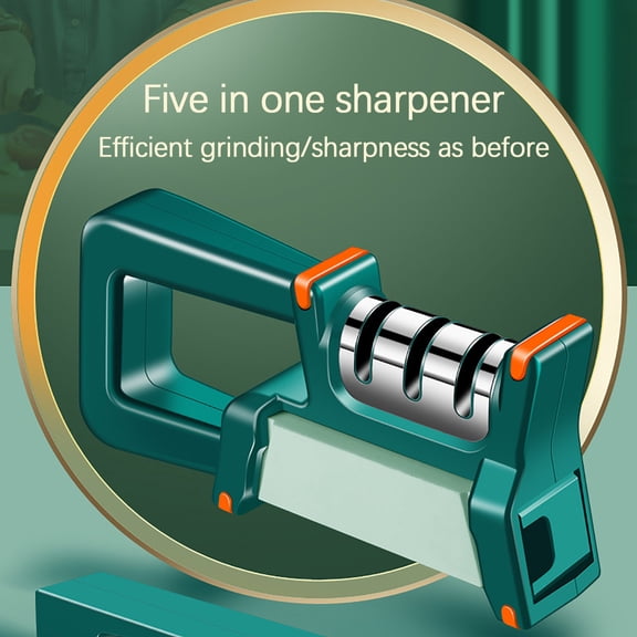 Usbinx Life 4 in 1 Diamond Knife Sharpener Premium Compact Multi Stage Blades Sharpener 23x10.3x4.5cm