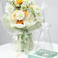 thumbnail image 1 of Usbinx Life Acrylic Transparent Flower Bouquet Vase Large Clear Plastic Display 23 x 15 x 15 cm Lightweight Shatterproof Vase, 1 of 7
