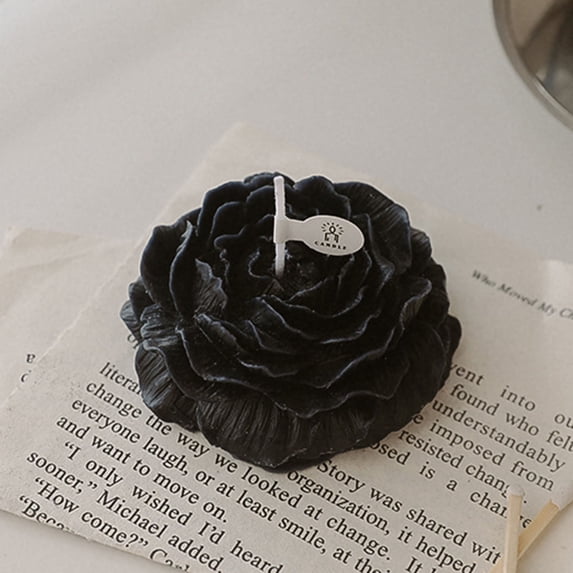 Usbinx Life DIY Peony Flower Aromatherapy Candle Gift Set Handmade Decorative Wax Candle Romantic Home Decor Present for Christmas Birthday Valentines Day Burns 5 to 7 Hours