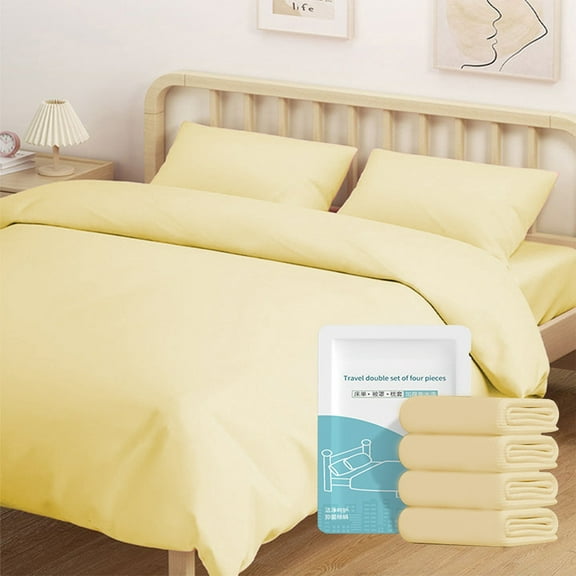 Usbinx Life Disposable Hotel-Style Bed Sheet Travel Quilt Cover Single Use Hygienic Portable 210x230cm Non-Woven Guest Bedding