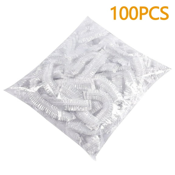 Usbinx Life Disposable Stretchable Fresh-Keeping Covers 100-Pack Food Grade Elastic Film Multi-Use Leftover Wraps Picnic Friendly 100pcs