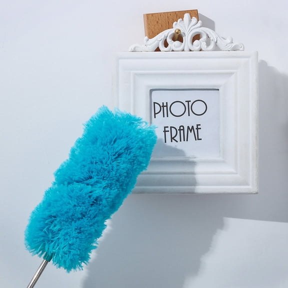 Usbinx Life Extendable Telescopic Microfiber Cleaning Duster Soft Noodle Extending Brush for High Spots Ceiling Furniture Adjustable 10.24-29.55in 1pc