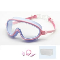 Usbinx Life Goggles Swim Goggles HD Large Frame Anti-Fog Waterproof Silicone Swimming Glasses for Children Adults Mask Style