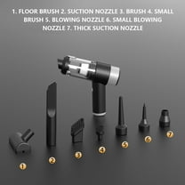 Usbinx Life Handheld Vacuum and Blower Rechargeable 7000pa Wet/Dry Car Vacuum Cleaner Portable Strong Suction