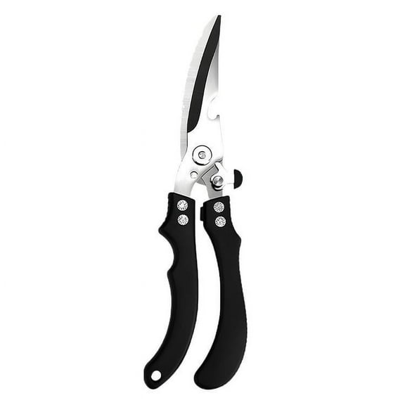 Usbinx Life Heavy Duty Stainless Poultry Kitchen Shears Multipurpose Food Scissors Ergonomic Handle 1pc
