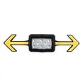 thumbnail image 1 of Usbinx Life Helmet Turn Signal Light USB Rechargeable Waterproof Remote Control 6 Modes for Scooter Motorcycle Backpack, 1 of 6