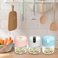 thumbnail image 1 of Usbinx Life Mini Electric Garlic Chopper USB Rechargeable 30W Portable Food Grinder 1pc, 1 of 3