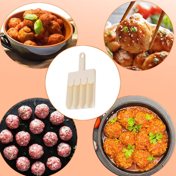 Usbinx Life Multi Link Meatball Maker Mold 3 4 Link Manual Meat Rice Dumpling Molder Kitchen Gadget 21x10cm BPA Free