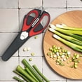 thumbnail image 1 of Usbinx Life Multifunction Kitchen Shears Heavy Duty Stainless Steel Detachable Peeler Bottle Opener Magnetic Sleeve 22.5x7cm, 1 of 6