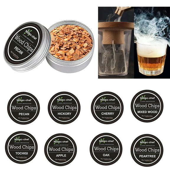 Usbinx Life Natural Hardwood Smoking Chips Box — 8 Flavors