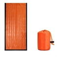 thumbnail image 1 of Usbinx Life Outdoor Camping Emergency Sleeping Bag Aluminum Film First Aid Thermal Insulation Tent Storage Multi-Functional Travel Bag 83.92*35.85in Orange 1 Pack, 1 of 7