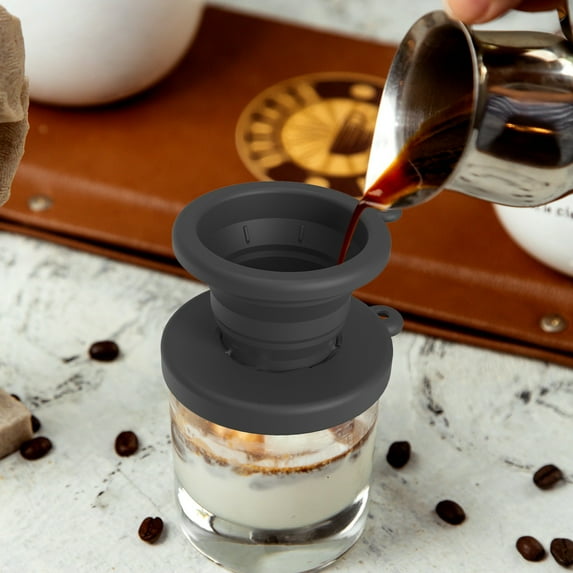 Usbinx Life Portable Plastic Coffee Dripper Single Serve Reusable Drip Filter Portable Camping Pour Over Brew Cup