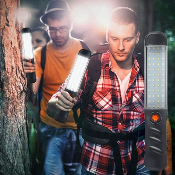 Usbinx Life Rechargeable Outdoor Portable Shockproof Magnetic Emergency Auto Repair Lights Green 1000-2400mAh IP65 Bar Car Camping Multi-Function LED