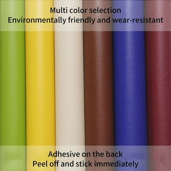 Usbinx Life Self-Adhesive Leather Repair Patch Easy Peel and Stick Sofa Car Seat Cover Scratch Hole Repair Durable No-Sew 30x137cm