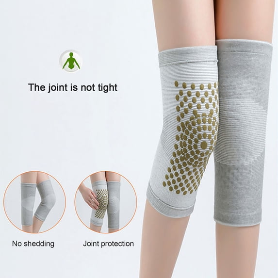 Usbinx Life Self Heating Magnetic Knee Pads 2 Pack Knee Brace Support for Outdoor Sports Arthritis Pain Relief Warm Compression Protector