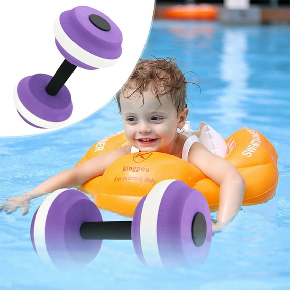 Usbinx Life Shaped Floating Dumbbell Women Yoga Fitness Swimming Equipment Water Buoyancy 10.64*5.71in