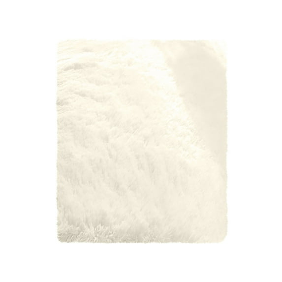 Usbinx Life Soft Non-Slip Area Rug Fluffy High Pile Carpet for Bedroom Living Room Dining Room Nursery Home Floor Mat Warm Plush Solid Color 19.70*31.52in