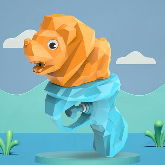 Usbinx Life Water Toys Summer Shooting Pool Yard Beach Outdoor Gift ABS Crocodile Lion Yak Hippo