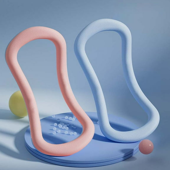 Usbinx Life Yoga Ring Calf Support Shoulder Back Beauty Slimming Leg Clamping Deep Muscle Massage Tool for Stretching Pilates Fitness 2 Pack