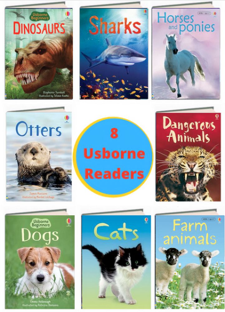 Usborne Beginners Animals Reader Set : Farm Animals; Otters; Dinosaurs