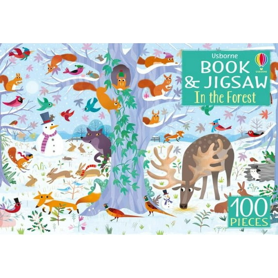 Usborne Book and Jigsaw In the Forest