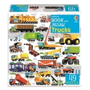 Usborne Book and Jigsaw Trucks
