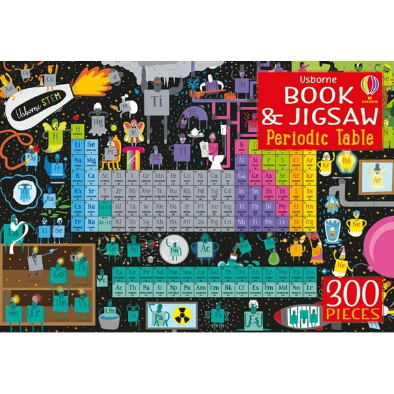 Usborne Book and Jigsaw: Usborne Book and Jigsaw Periodic Table Jigsaw (Paperback)