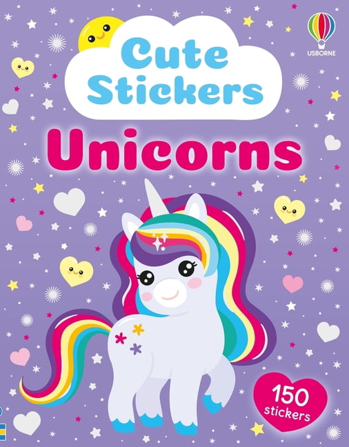 Usborne Cute Stickers Cute Stickers Unicorns, Book 1, (Paperback)