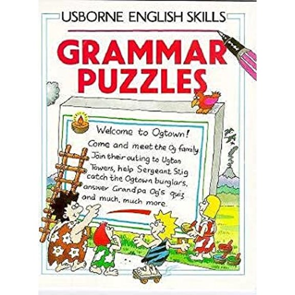 Pre-Owned Grammar Puzzles (Usborne English Skills) (Paperback) 0746016824 9780746016824