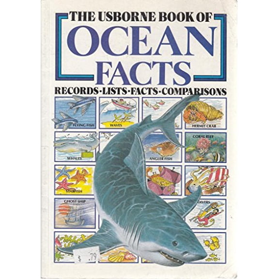 Pre-Owned Usborne Book of Ocean Facts (Paperback) 0746006217 9780746006214