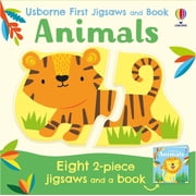 Usborne First Jigsaws and Book Usborne First Jigsaws and Book Animals, Book 1, Paperback